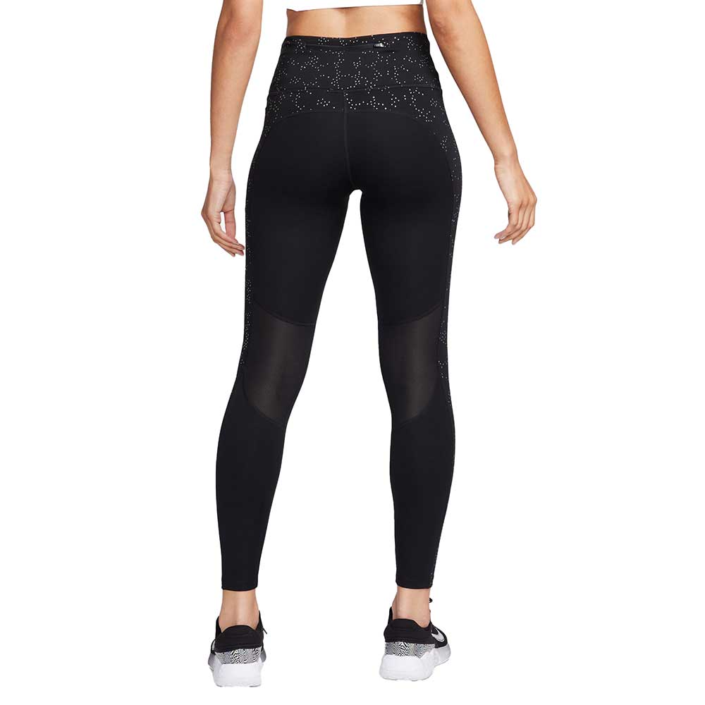 Women's Dri-FIT Fast Mid Rise 7/8 Tight - Black/Reflective SIlver