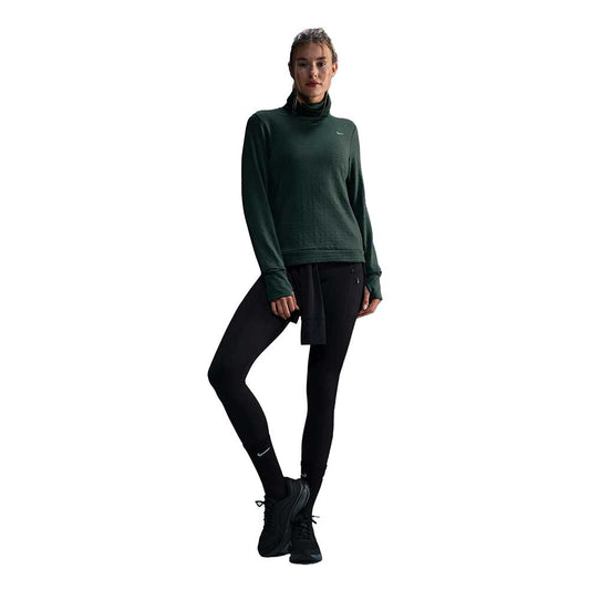 Women's Nike Therma-FIT Swift Element Turtleneck - Vintage Green