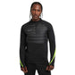 Men's Academy Winter Drill Top - Black/Volt