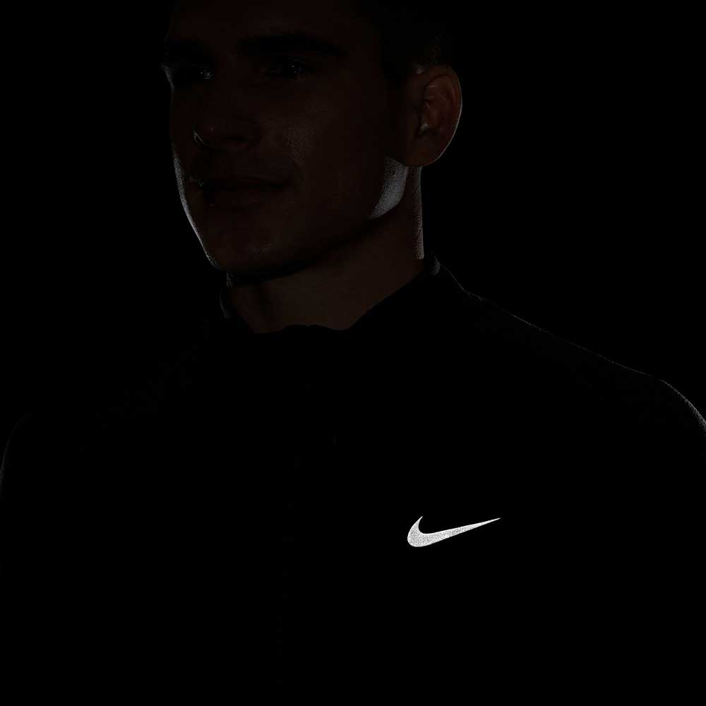 Men's Nike Dri-FIT Running Division 1/2-Zip Mid Layer Running Top - Black/Black