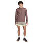 Men's Dri-FIT Long Sleeve Running Top - Plum Eclipse/Anthracite/Guava Ice