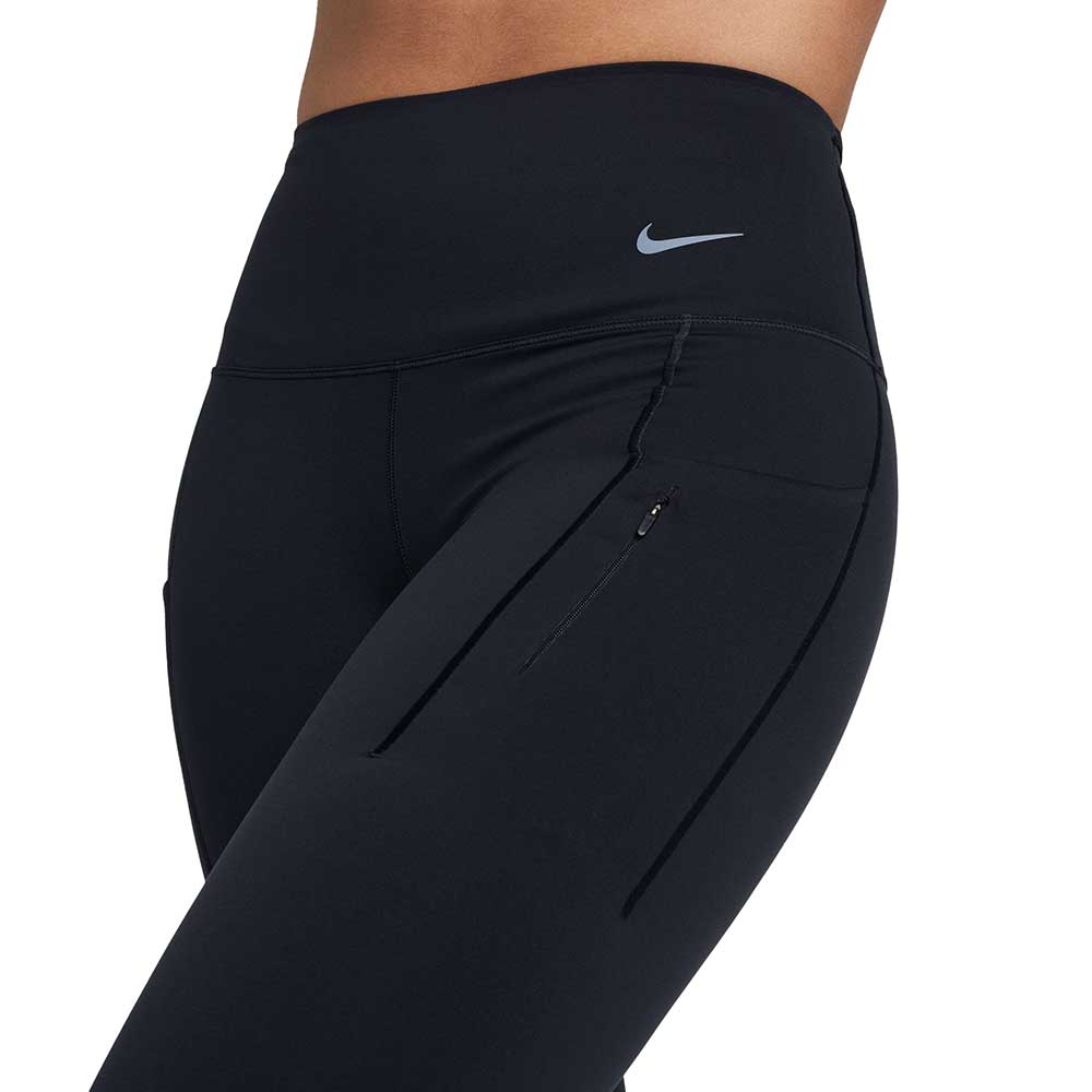 Nike Therma-FIT One Girl's Tennis Tights - Black/White