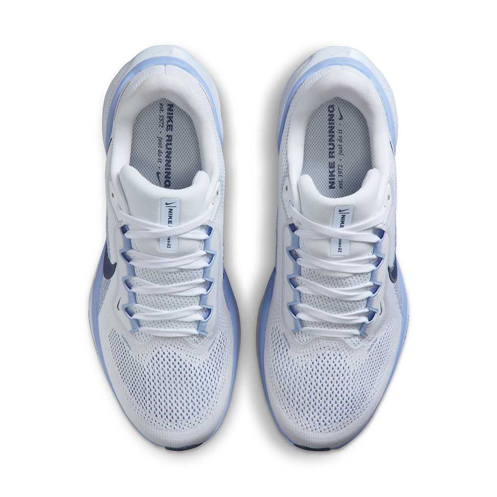 Women's Pegasus 41 Running Shoe - White/Diffused Blue/Aluminum - Regular (B)