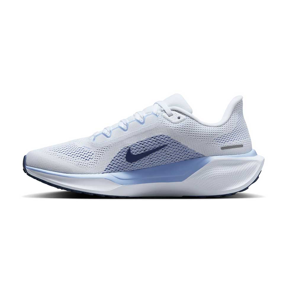 Women's Pegasus 41 Running Shoe - White/Diffused Blue/Aluminum - Regular (B)