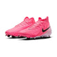 All Gender Nike Phantom Luna 2 Academy MG High-Top Soccer Cleats  - Sunset Pulse/Black - Regular (D)