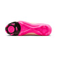 Nike Phantom Luna 2 Academy MG High-Top Soccer Cleats - Crimson Tint/Pink Blast/Black- Regular (D)