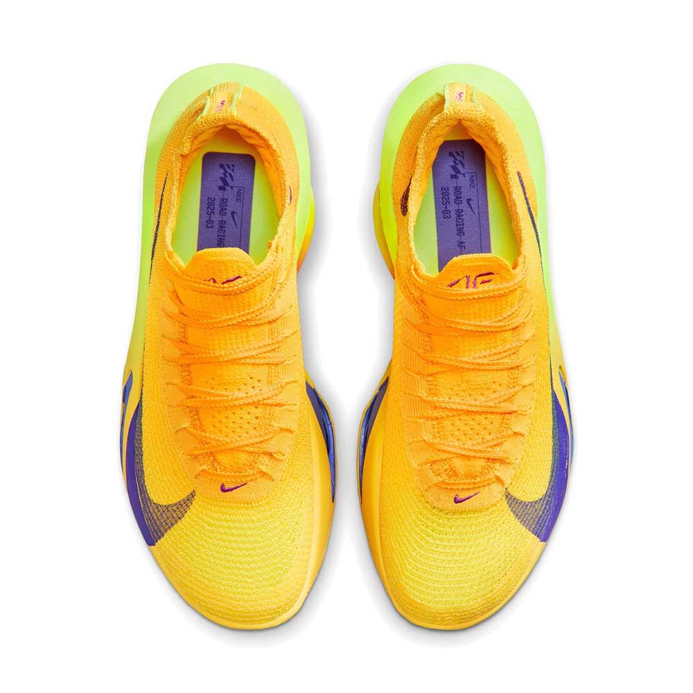 Men's Nike Alphafly 3 Running Shoe - Laser Orange/Indigo Burst/Citron Pulse - Regular (D)