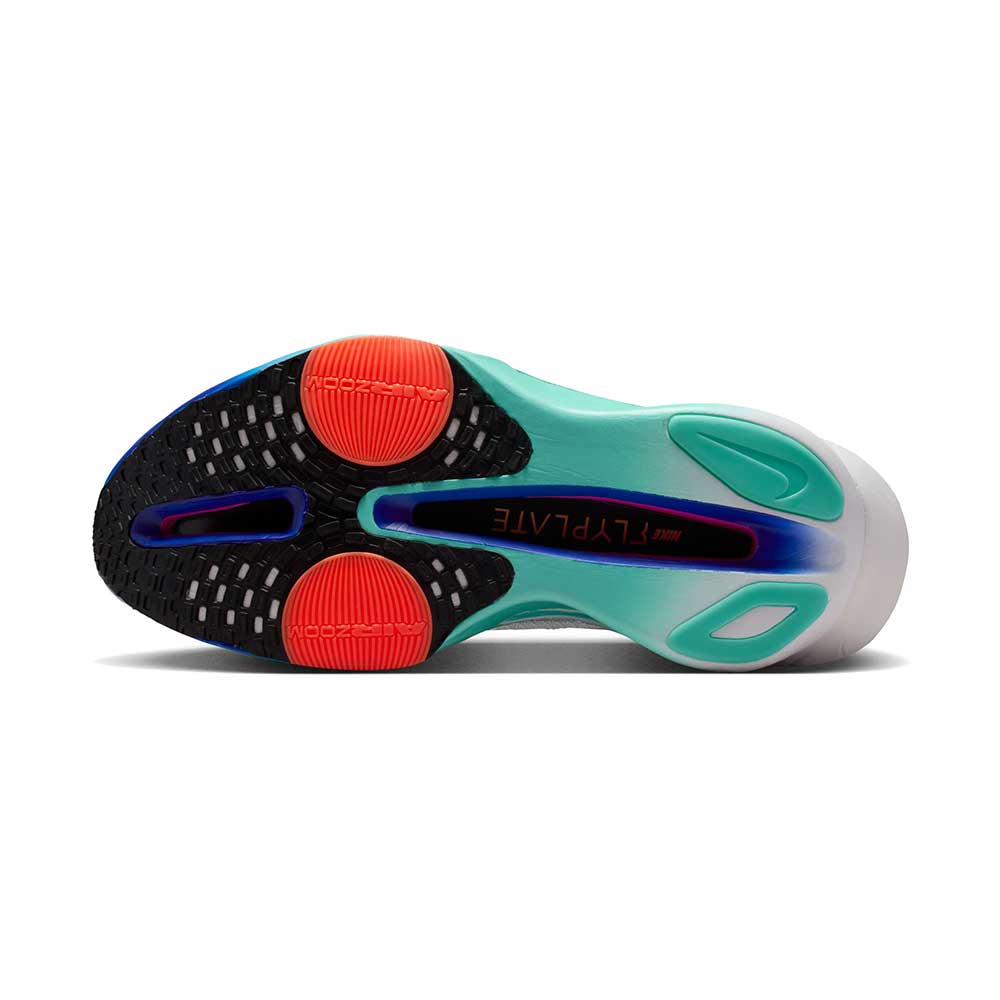 Women's Nike Alphafly 3 Running Shoe - White/Black/Hyper Turquoise/Concord - Regular (B)
