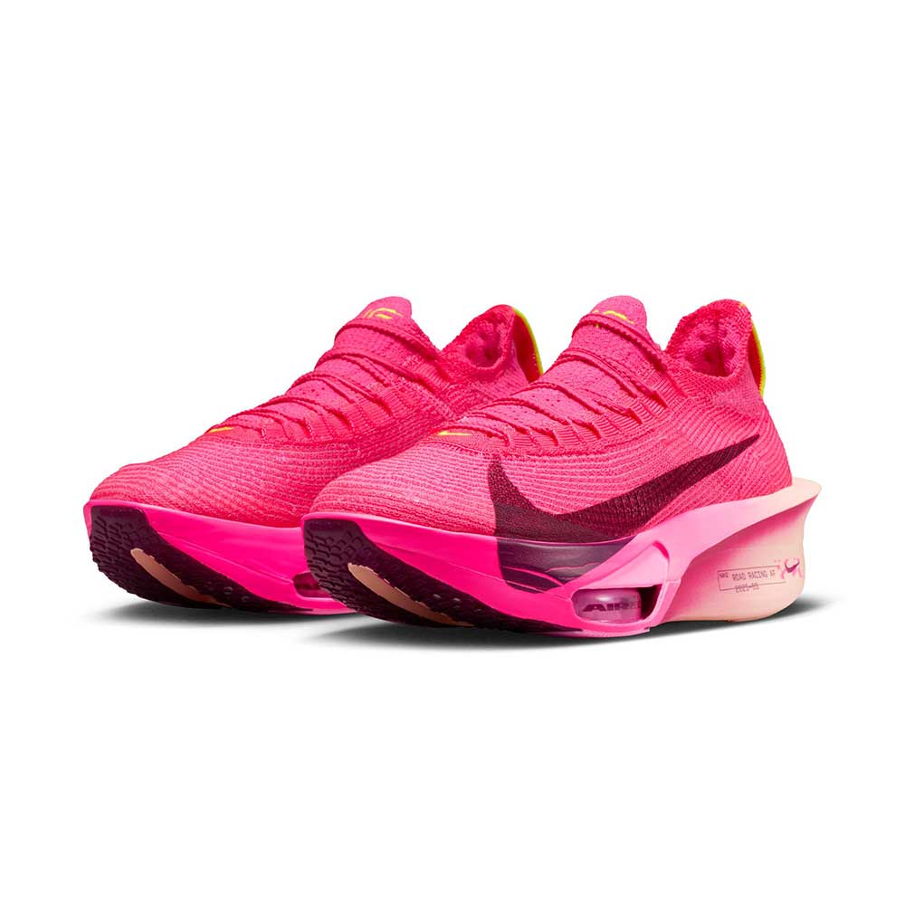 Women's Nike Alphafly 3 Running Shoe - Hyper Pink/Bordeaux/Crimson Tint - Regular (B)