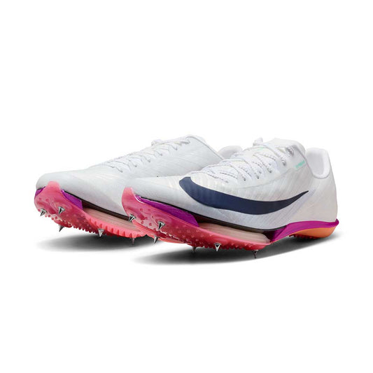 Maxfly 2 Track Spike - White/Obsidian/Bright Crimson/Hyper Turquoise - Regular (D)