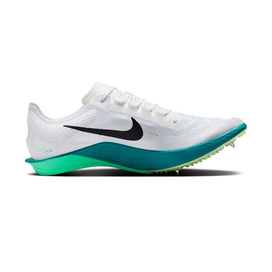 Men's ZoomX Dragonfly 2 Track Spike - White/Black/Bright Spruce/Electric Algae - Regular (D)