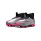 Jr. Zoom Mercurial Superfly 9 Academy XXV MG Soccer Cleats- Metallic Silver/Hyper Pink- Regular (D)