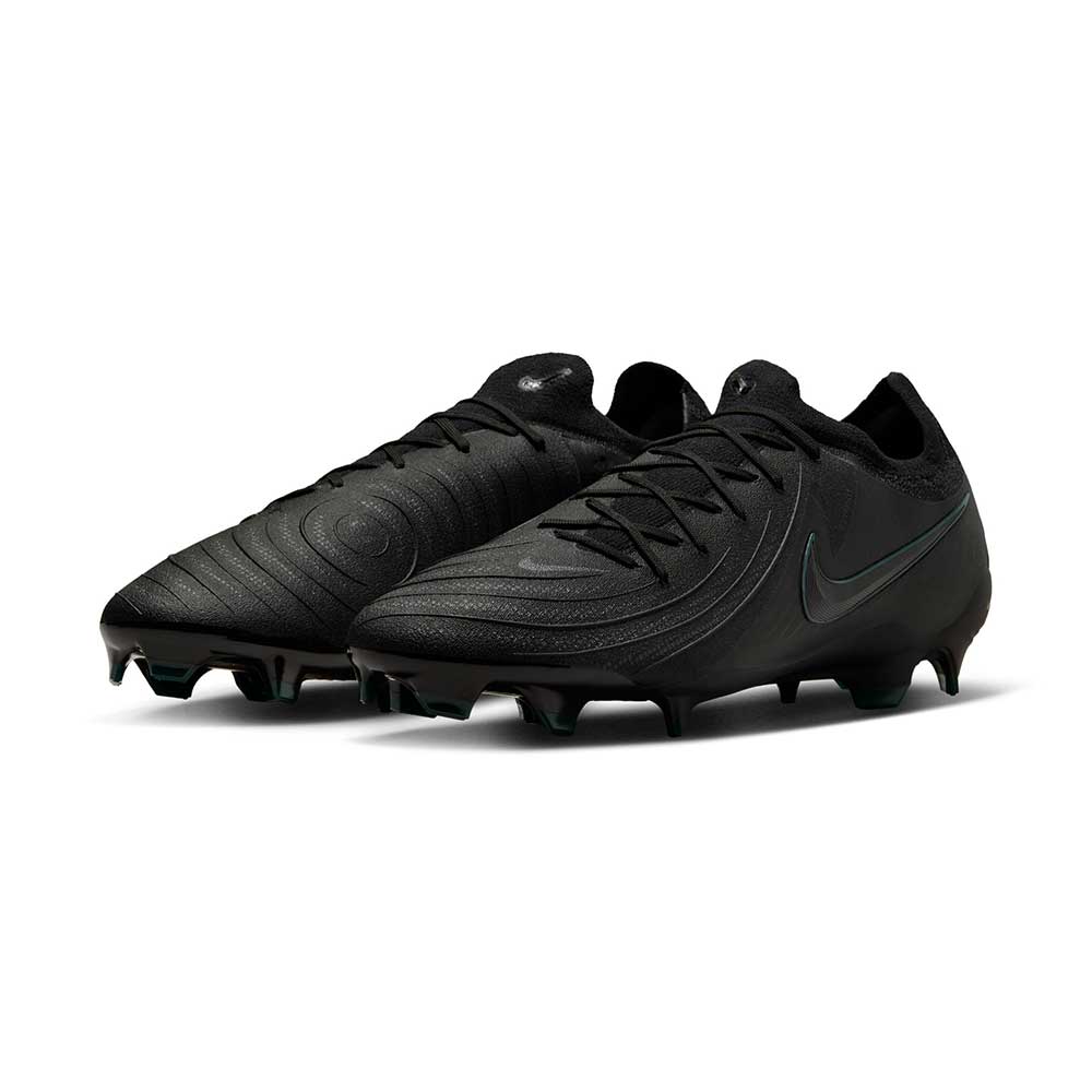 Phantom GX II Pro FG Soccer Cleats - Black/Black-Deep Jungle - Regular (D)