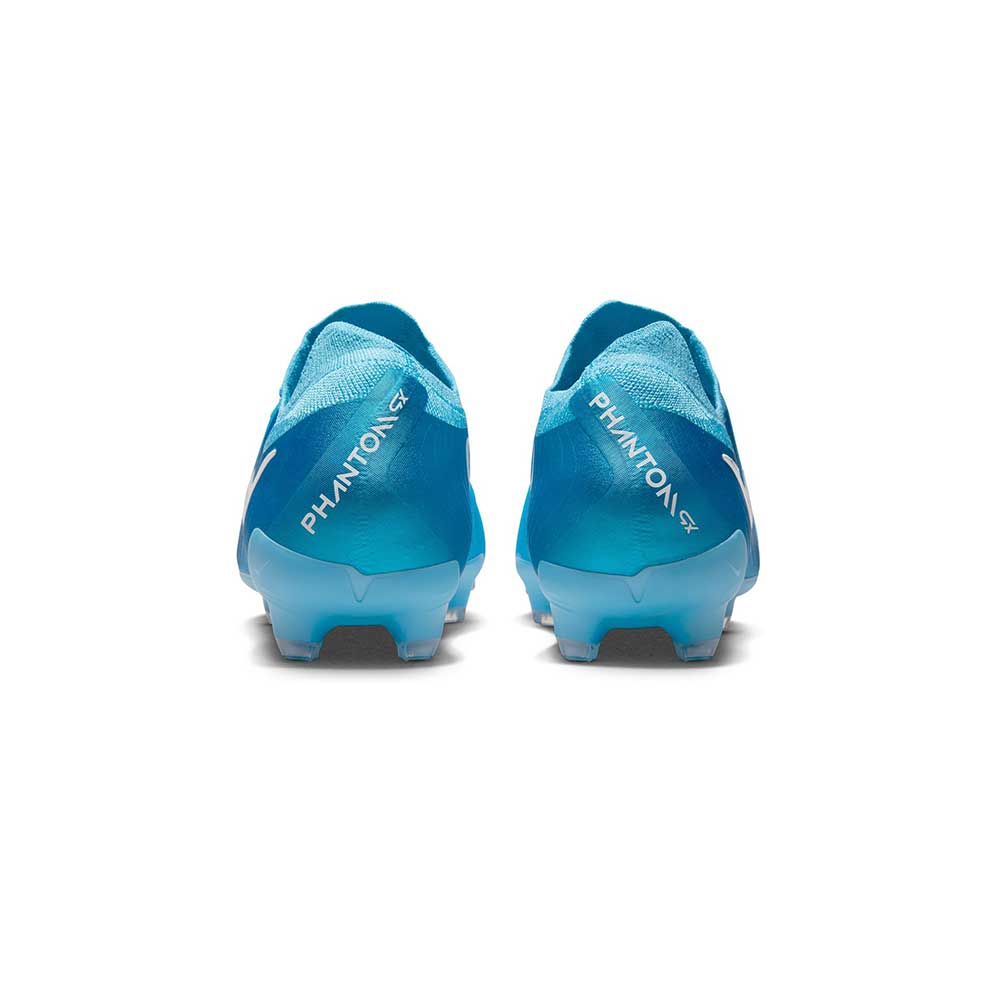 All Gender Phantom GX II Pro FG Soccer Shoe - Blue Fury/White - Regular (D)