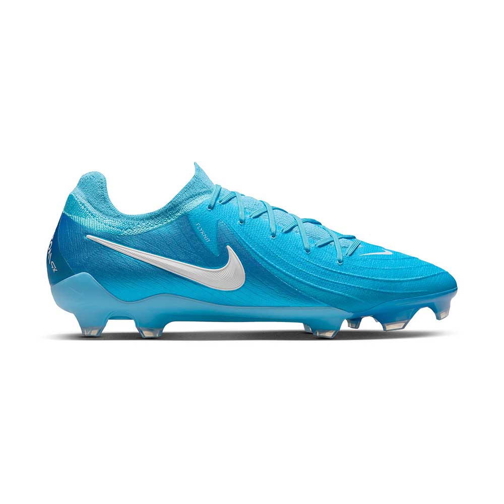 All Gender Phantom GX II Pro FG Soccer Shoe - Blue Fury/White - Regular (D)