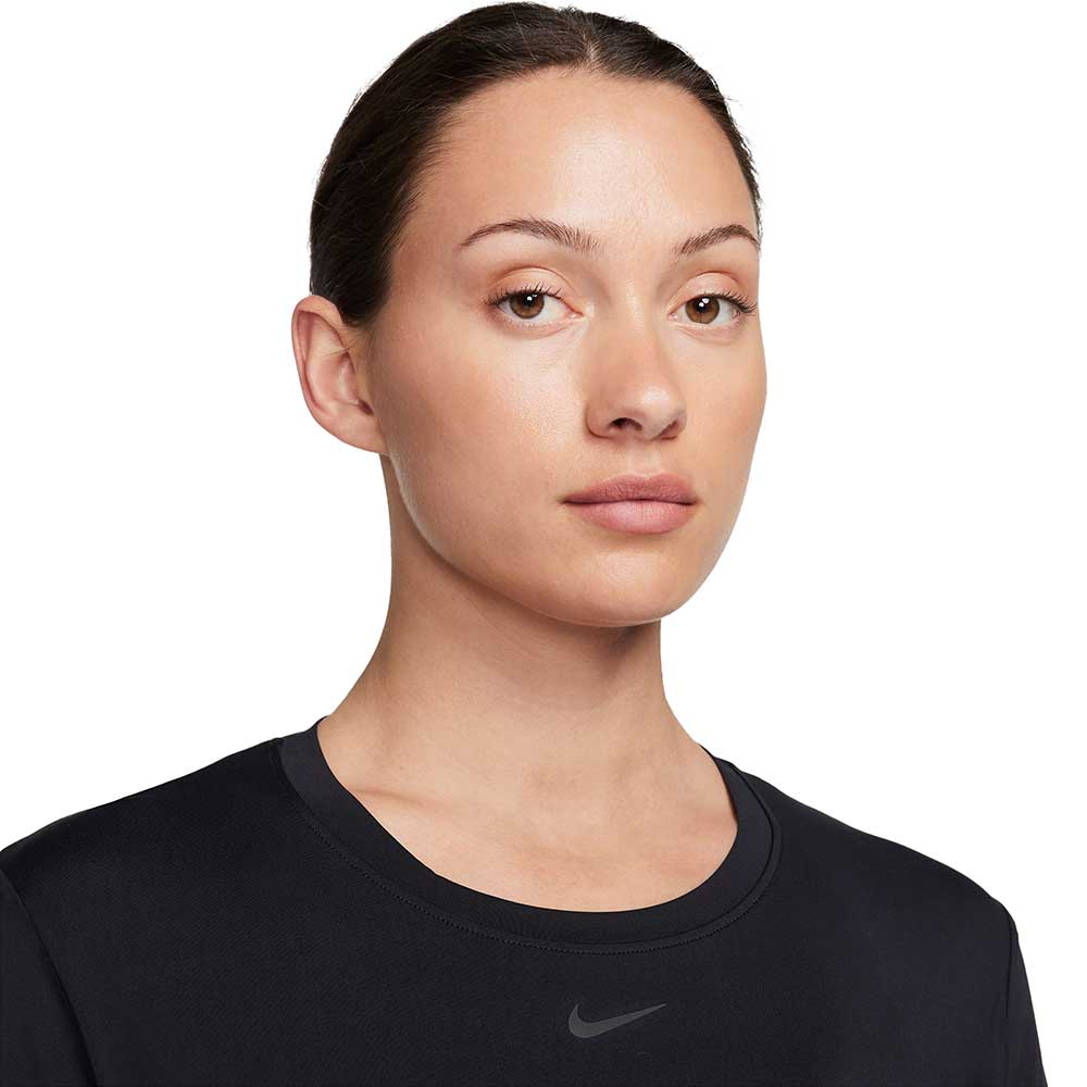 Women's Nike One Classic Dri-Fit Short Sleeve Top - Black
