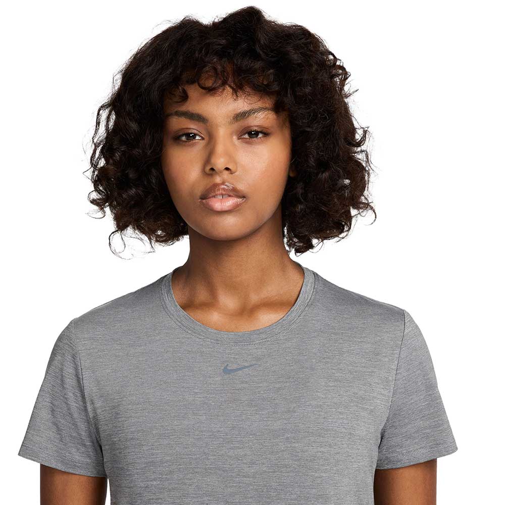 Women's Nike One Classic Dri-FIT Short Sleeve Top - Smoke Grey