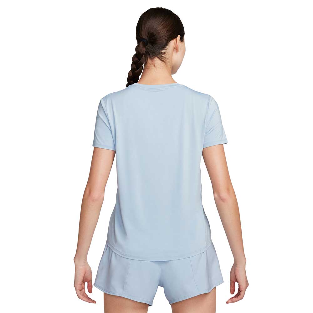 Women's Nike One Classic Dri-Fit Short Sleeve Top - Light Armory Blue/Black