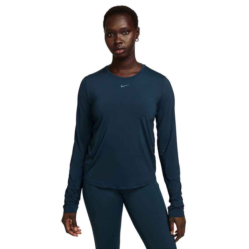 Women's Nike One Classic Dri-FIT Long Sleeve Top - Armory Navy