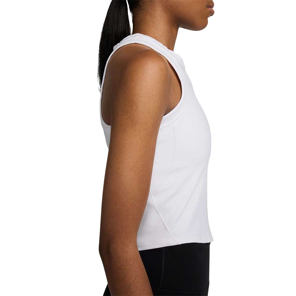 Women's Nike One Fitted Dri-FIT Crop Tank - White