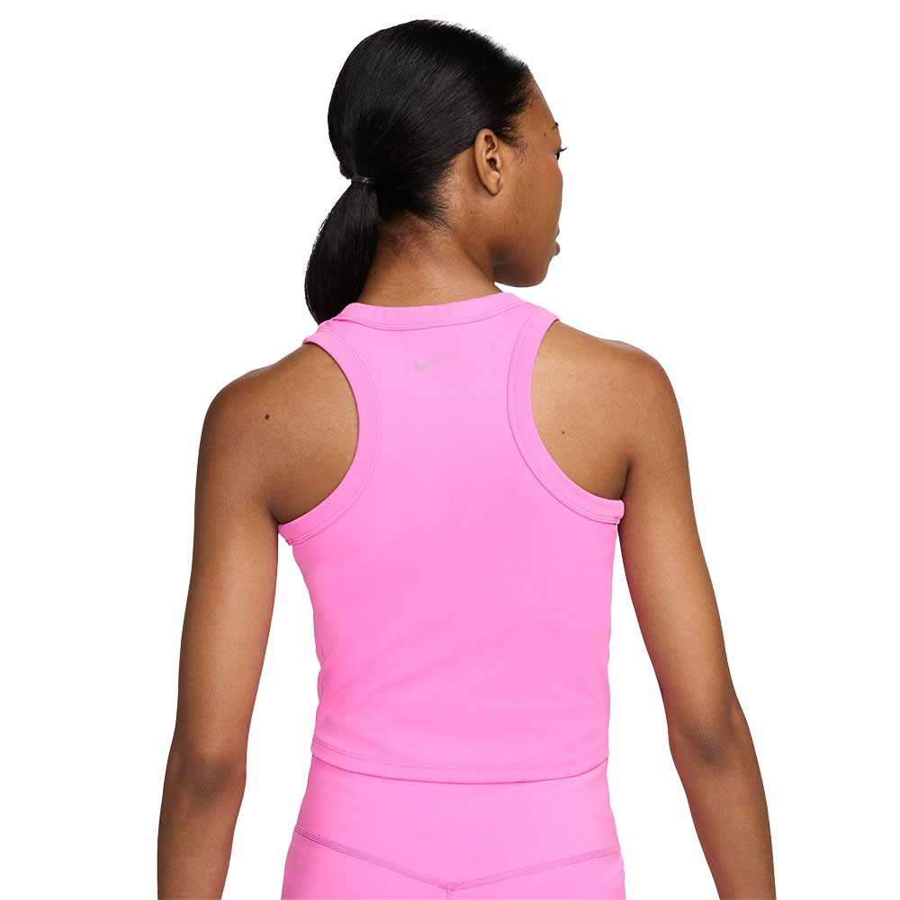 Women's Nike One Fitted Dri-FIT Crop Tank - Playful Pink