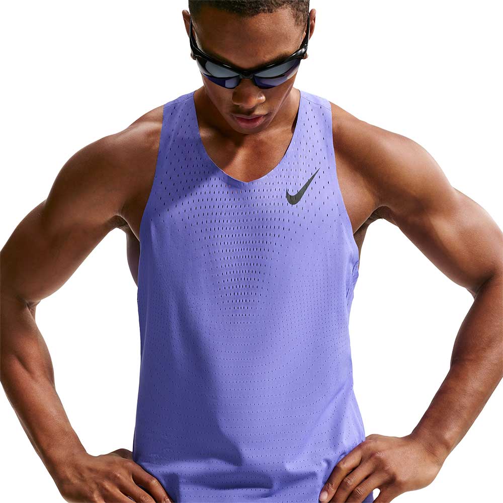 Men's Nike Dri-FIT Aeroswift Singlet - Sapphire