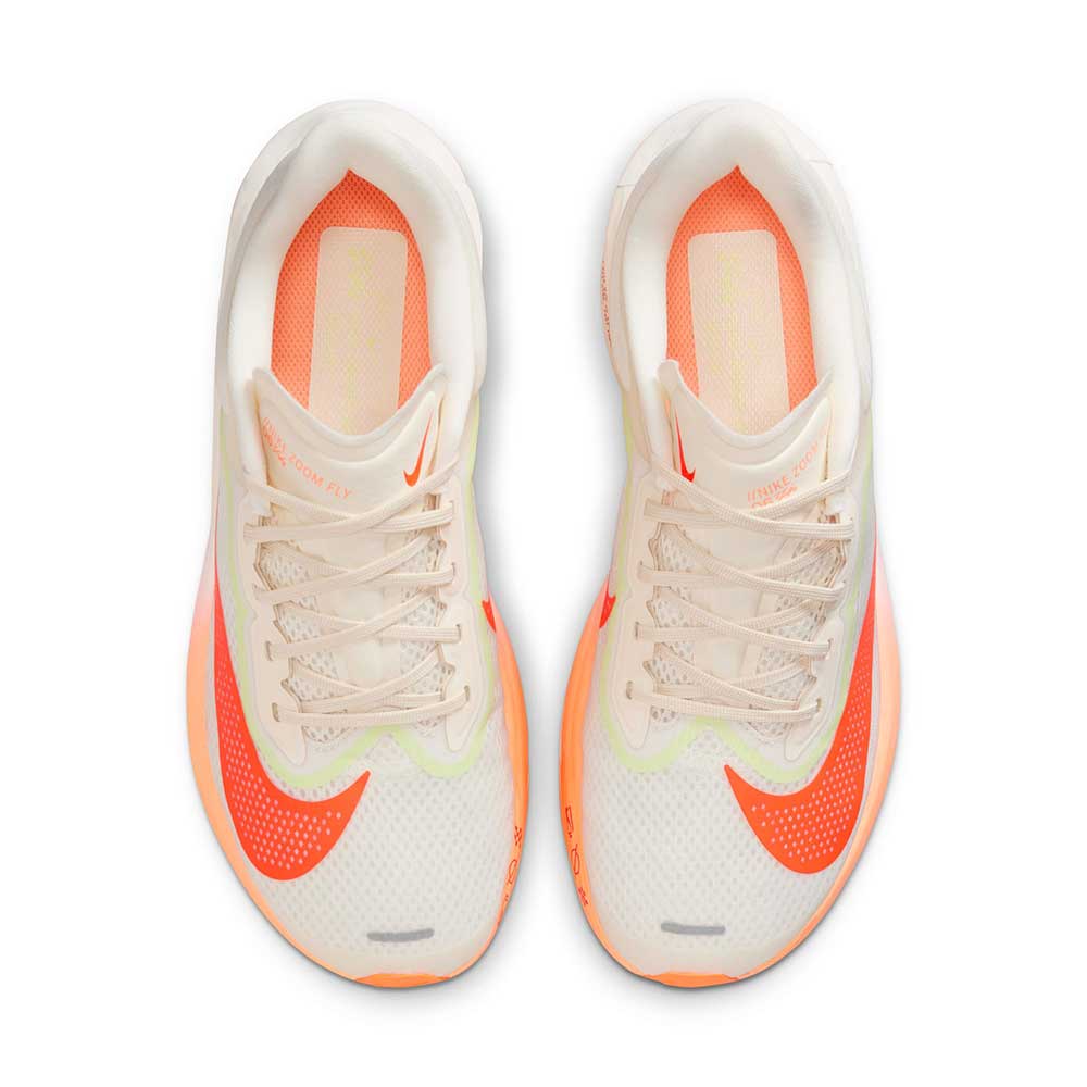 W Nike Zoom Fly 6 (B) - Pale Ivory/Hyper Crimson/Barely Volt