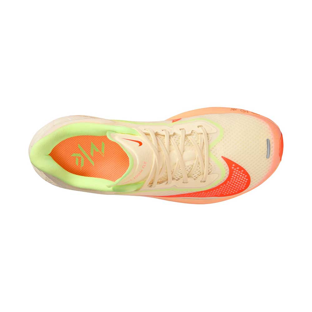 W Nike Zoom Fly 6 (B) - Pale Ivory/Hyper Crimson/Barely Volt