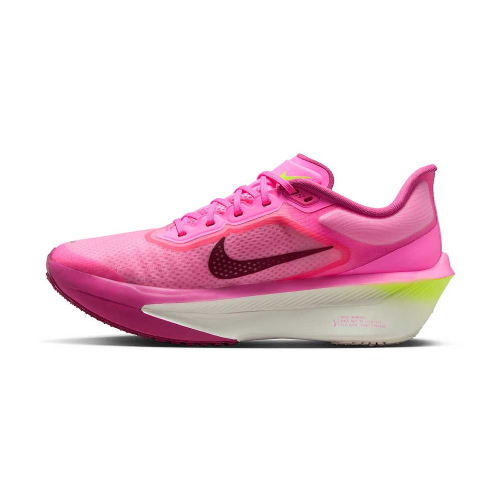 Women's Zoom Fly 6 Running Shoe - Pink Spell/Bordeaux/Crimson Tint - Regular (B)
