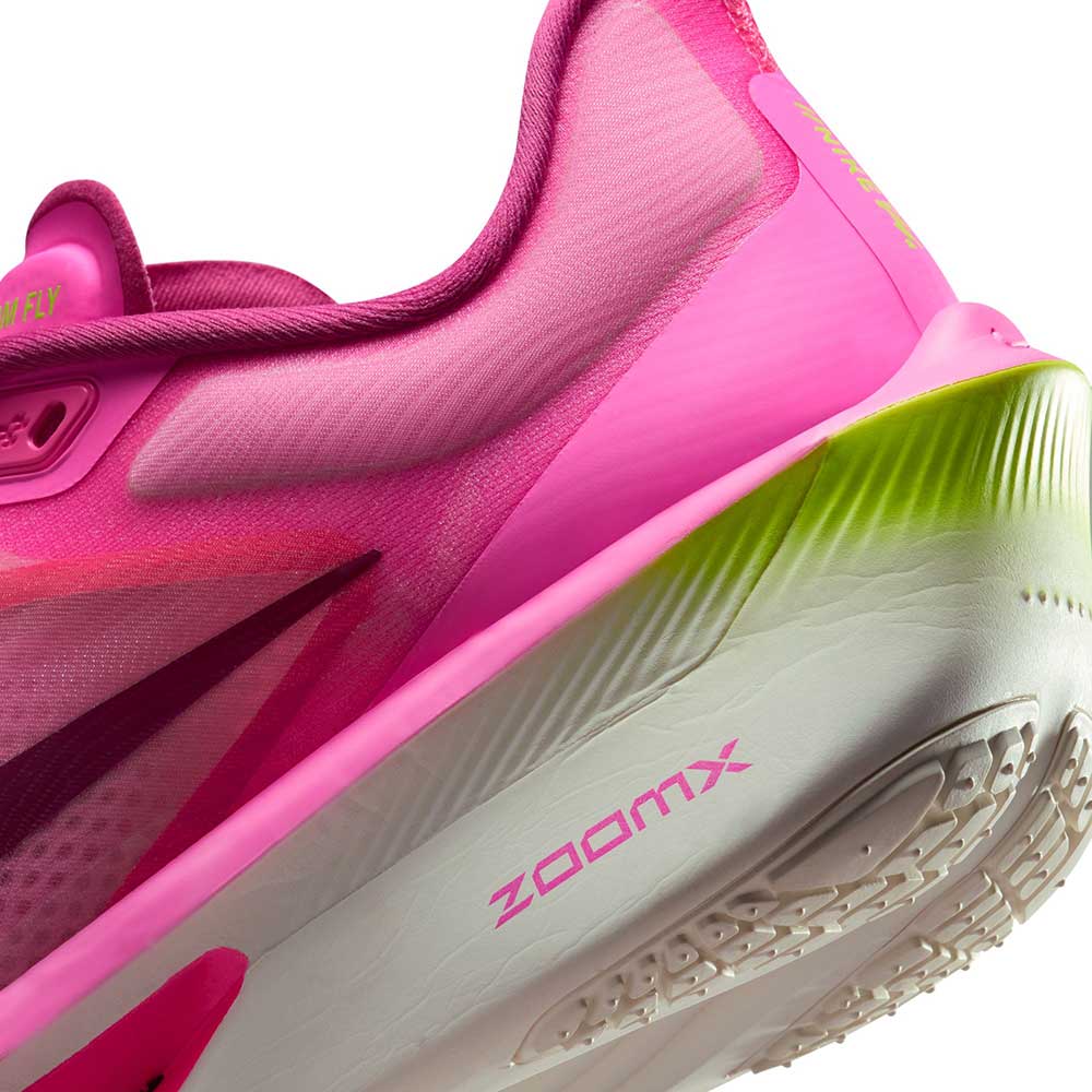 Women's Zoom Fly 6 Running Shoe - Pink Spell/Bordeaux/Crimson Tint - Regular (B)