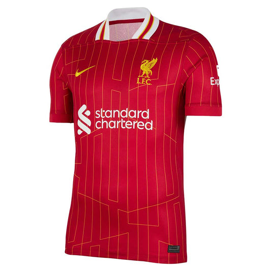 Men's Liverpool FC 2024/25 Stadium Home Jersey - Gym Red/White/Chrome Yellow