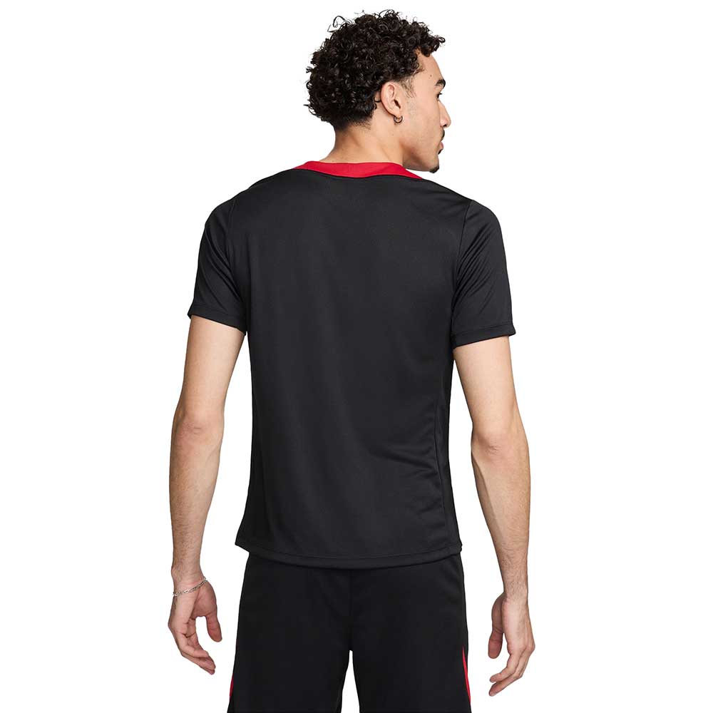 Men's LFC DF Strike Short Sleeve Top - Black/Black/Gym Red
