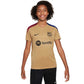 Youth FCB DF Strike Short Sleeve Top - Black/Noble Red/Lt Orewood Brown