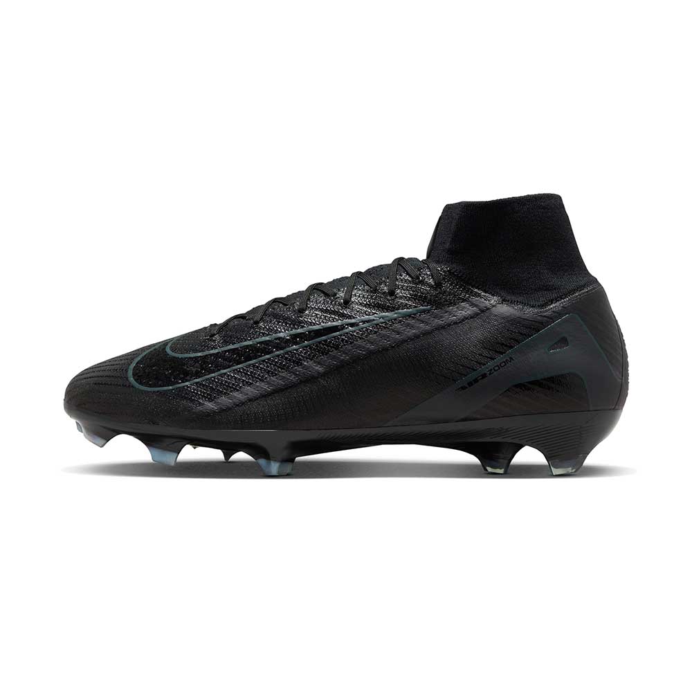 Mercurial Zoom Superfly 10 Elite FG Soccer Shoe Black/Black-Deep