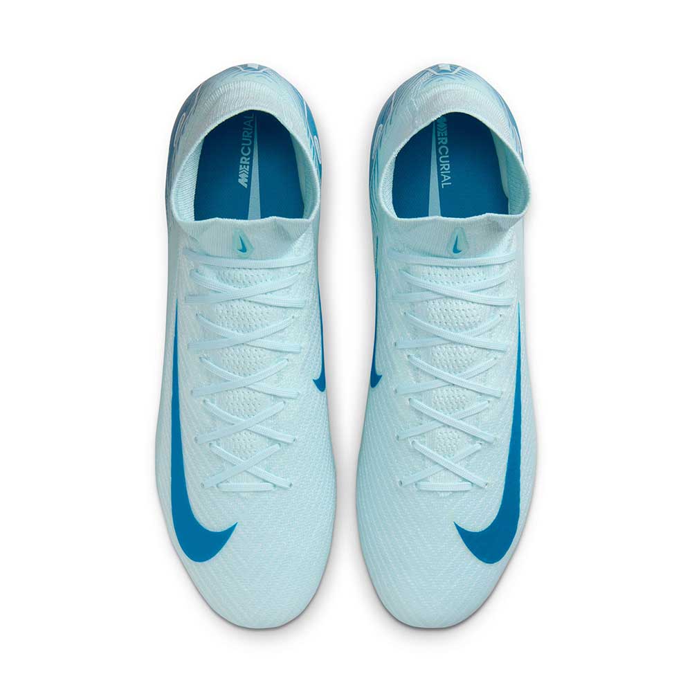 Mercurial Zoom Superfly 10 Elite FG High-Top Soccer Cleats - Glacier Blue/Blue Orbit - Regular (D)