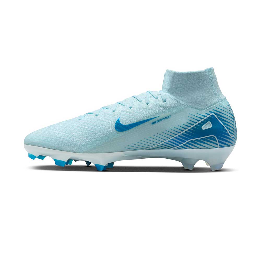 Mercurial Zoom Superfly 10 Elite FG High-Top Soccer Cleats - Glacier Blue/Blue Orbit - Regular (D)