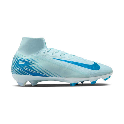 All Gender Mercurial Zoom Superfly 10 Elite FG High-Top Soccer Cleats - Glacier Blue/Blue Orbit - Regular (D)