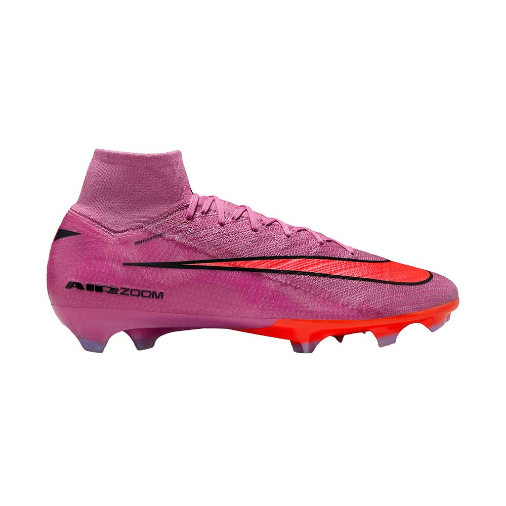 Zoom Superfly 10 Elite FG Firm Ground Cleat - Magic Flamingo/Black-Total Crimson - Regular (D)