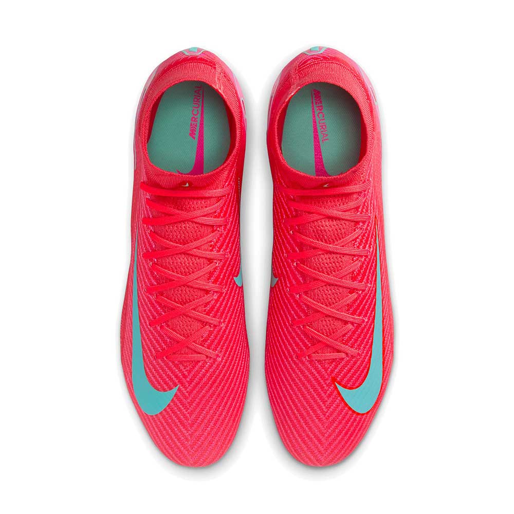 Zoom Superfly 10 Elite FG Soccer Shoe - Ember Glow/Aurora Green - Regular (D)