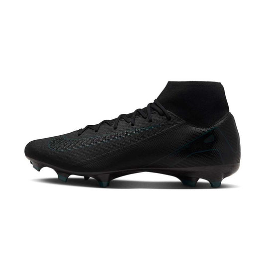 Zoom Superfly 10 Academy FG/MG Soccer Cleat - Black/Black-Deep Jungle - Regular (D)