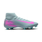 Zoom Superfly 10 Academy FG/MG Soccer Cleat - Ocean Cube/Pink Blast - Regular (D)