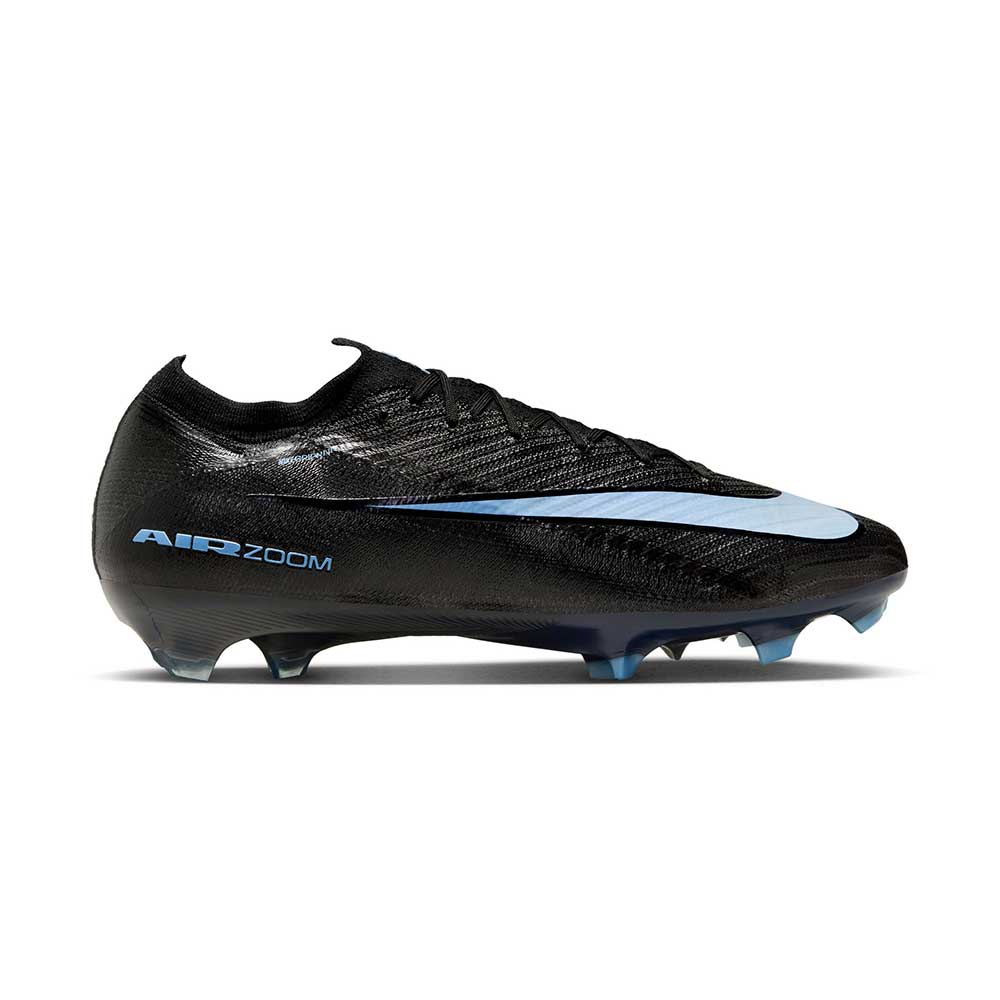 Zoom Vapor 16 Elite FG Soccer Cleat - Black/Ice Blue - Regular (D)