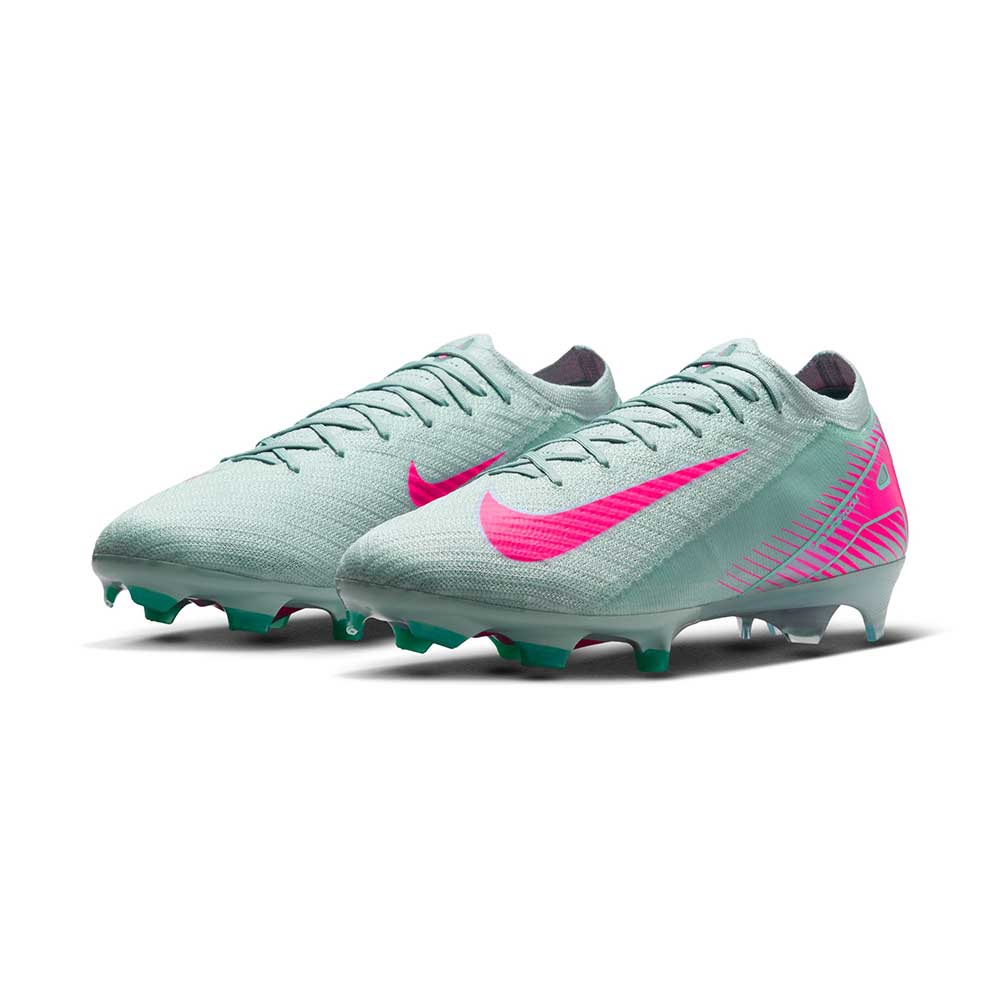 All Gender Zoom Vapor 16 Elite FG Soccer Cleat - Ocean Cube/Pink Blast - Regular (D)