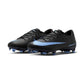 ZM Vapor 16 Academy FG/MG Soccer Cleat - Black/Ice Blue - Regular (D)
