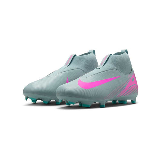 Youth Jr. Zoom Superfly 10 Academy FGMG Soccer Cleat - Ocean Cube/Pink Blast - Regular (D)