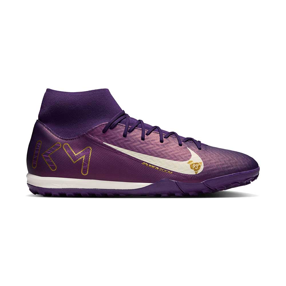 All Gender Zoom Superfly 10 Academy Mbappé TF Soccer Shoe - Grand Purple/Pale Ivory
