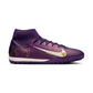 All Gender Zoom Superfly 10 Academy Mbappé TF Soccer Shoe - Grand Purple/Pale Ivory