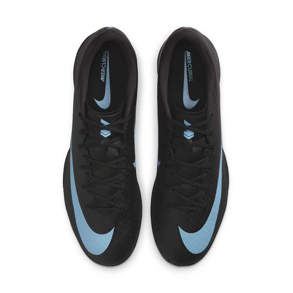 Mercurial Vapor 16 Academy IC Soccer Shoe - Black/Ice Blue - Regular (D)