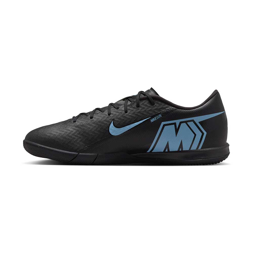 Mercurial Vapor 16 Academy IC Soccer Shoe - Black/Ice Blue - Regular (D)