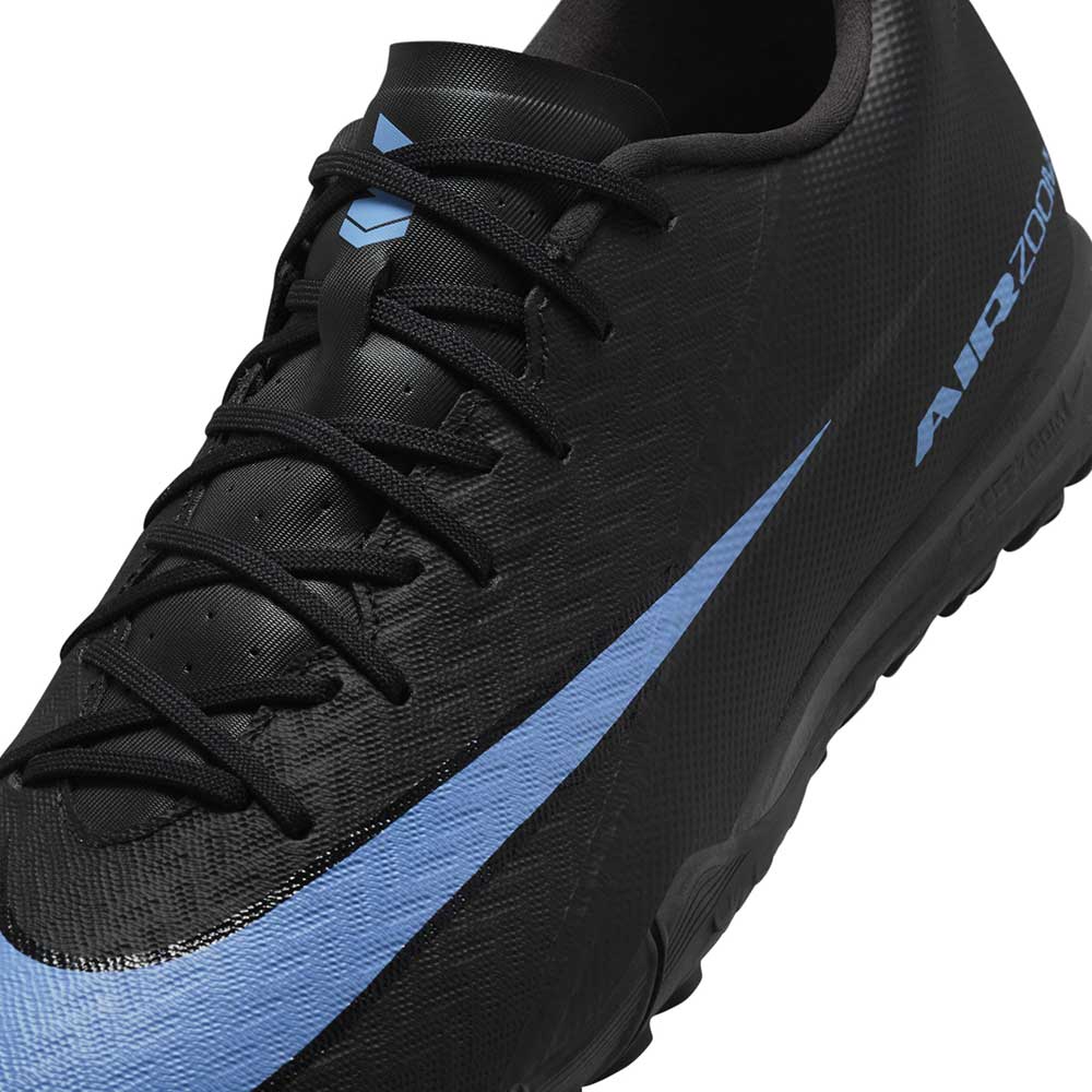 Mercurial Vapor 16 Academy IC Soccer Shoe - Black/Ice Blue - Regular (D)